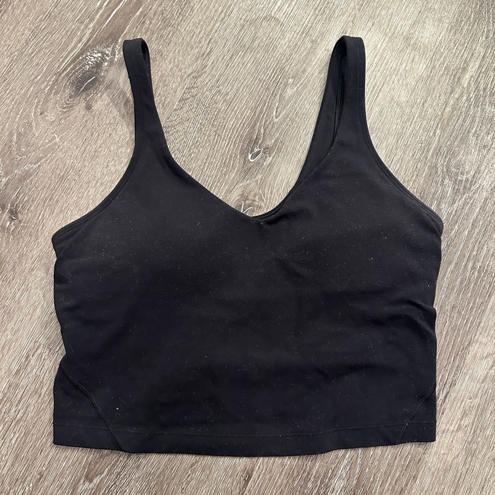 EUC Lululemon align tank with built in bra and cups